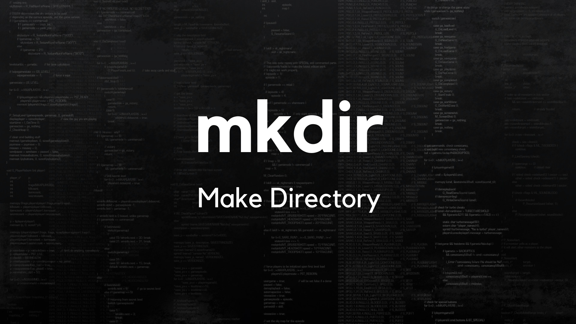 mkdir